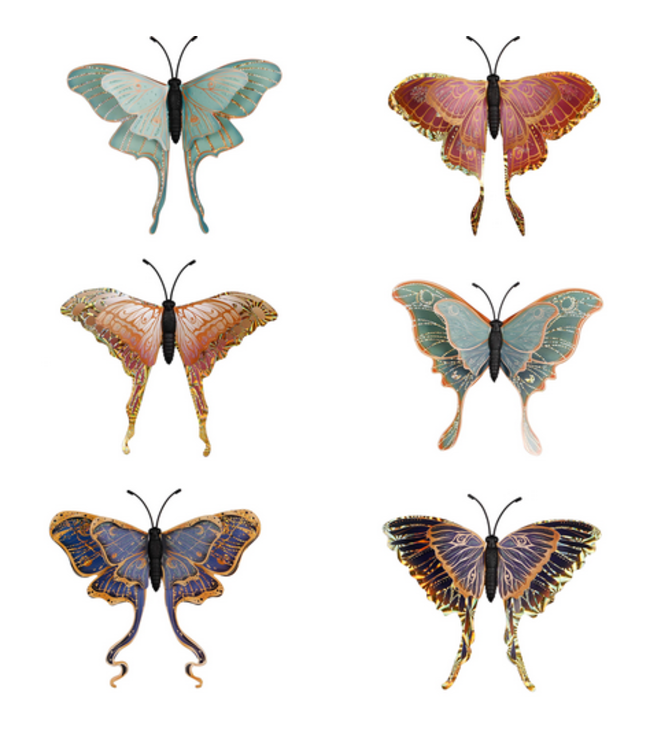 Evergreen Enterprises Outdoor Magnetic Luna Moth Assorted