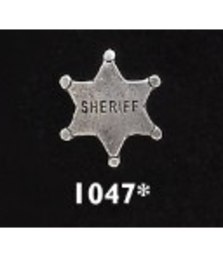 Austin Accent Sheriff Badge Pin
