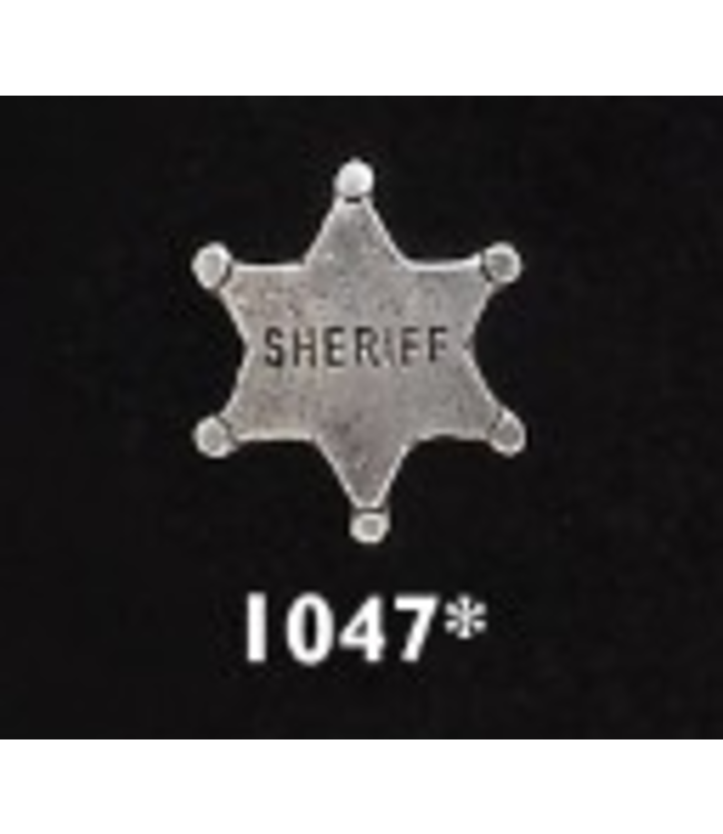 Austin Accent Sheriff Badge Pin