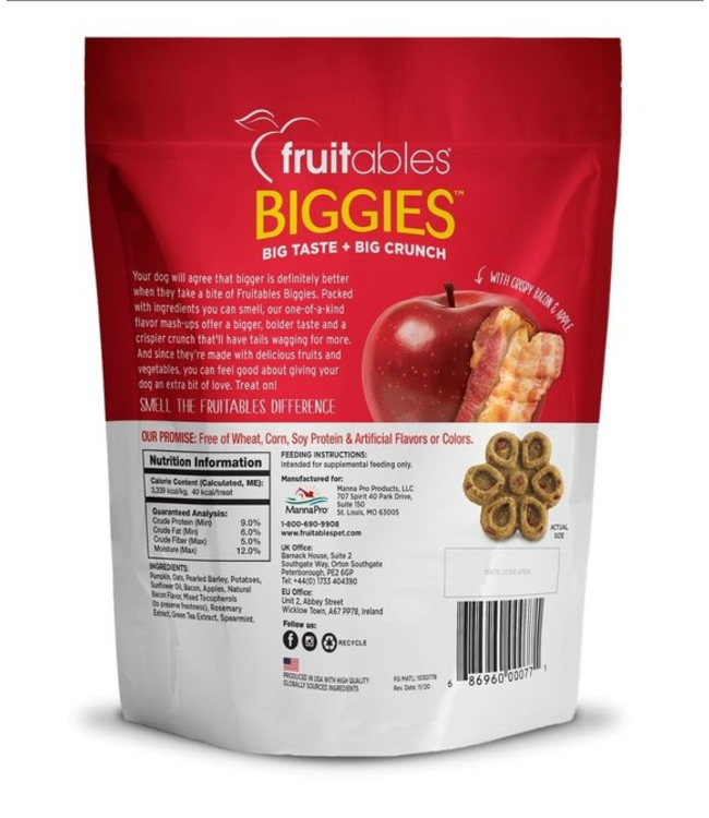 Fruitables Fruitables Biggies Baked Dog Treats