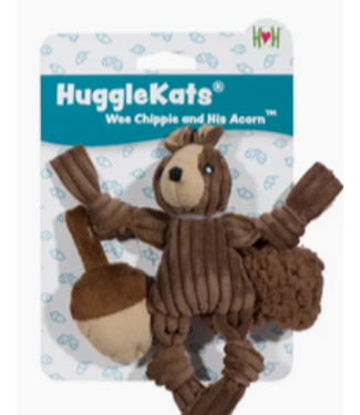 HuggleHounds Hugglekats Wee Chippie and His Acoarn Cat Toys Set