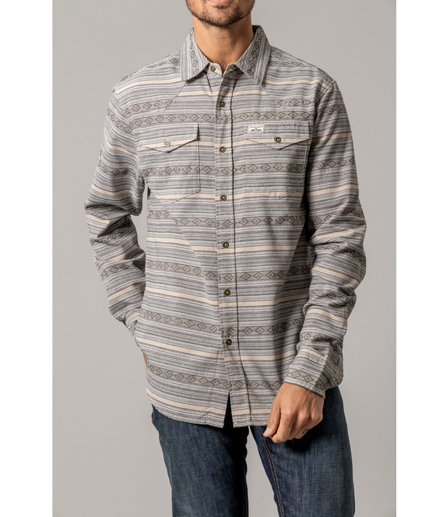 Kimes Ranch Mens Ortega Dress Shirt - Chalk