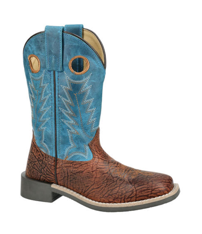 Smoky Mountain Frontier Youth boots - Blue/Brown