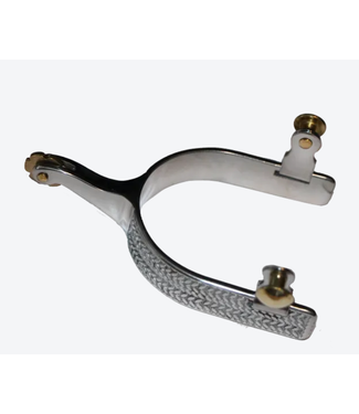 Men's 3/4"  Band Rope Design Spur
