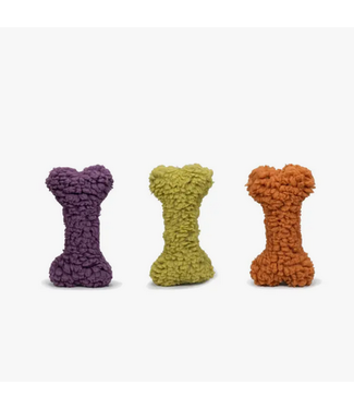 HuggleHounds HuggleFleece 12" Bone with Squeaker Assort