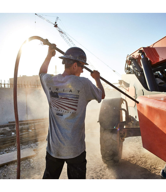 Ariat Mens Rebar Strong Groundbreaker Tee -Grey