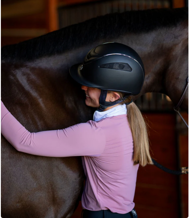Tuffrider Tuff Rider Ventek Air Riding Helmet Black/Silver