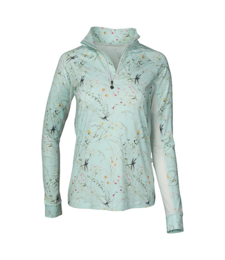 Dapplebay Dragonfly Meadow 1/4 Zip LS Riding Top