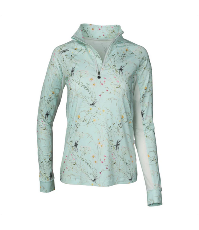 Dapplebay Dragonfly Meadow 1/4 Zip LS Riding Top