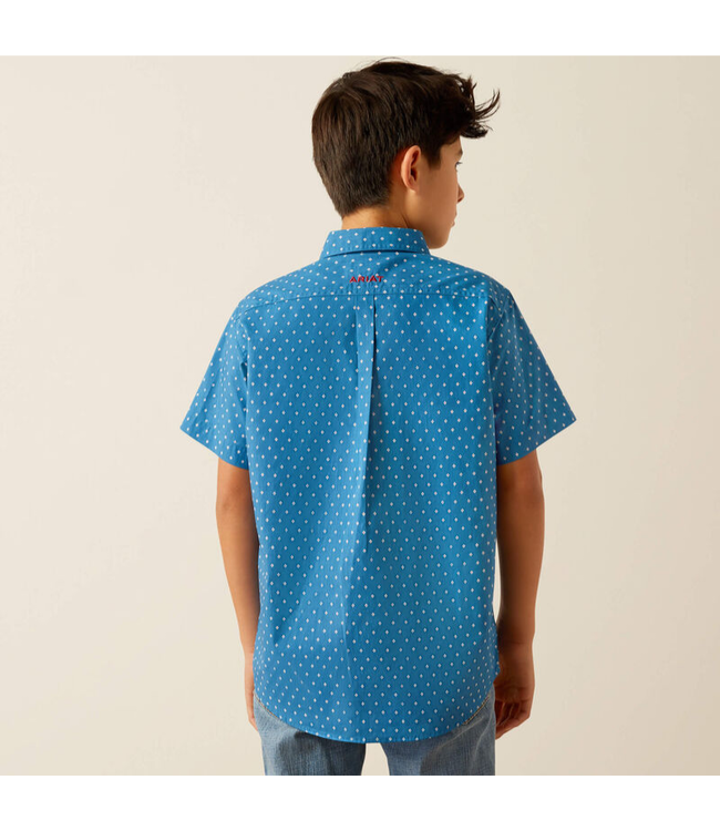 Ariat Boys Scott Classic Fit Shirt - Dk. Teal