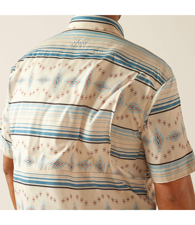 Ariat Mens VentTEK Classic Fit Shirt - Moonbeam