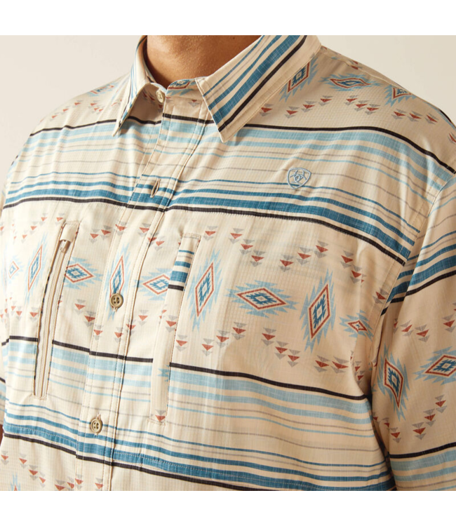 Ariat Mens VentTEK Classic Fit Shirt - Moonbeam