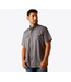 Ariat Mens VentTEK Western Fitted Snap Shirt - Grey