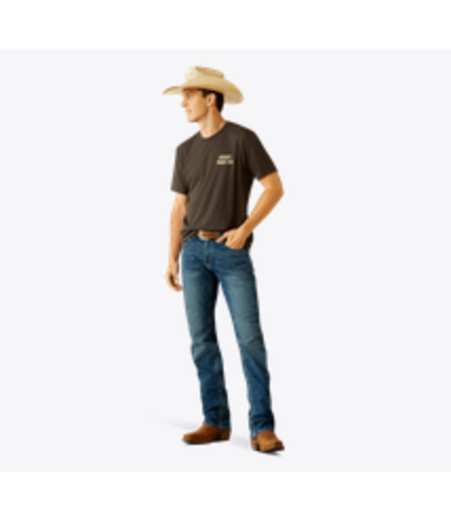 Ariat Mens Ariat Cowboy Cocky T-Shirt - Black