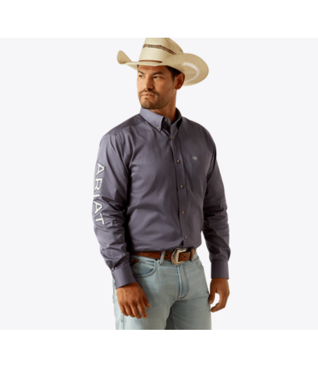 Ariat Mens Team Logo Twill Classic Fit Shirt