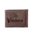 Evergreen Enterprises Front Pocket Wallet w/ RFID Blocking, Minnesota Vikings, Brown