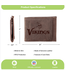 Evergreen Enterprises Front Pocket Wallet w/ RFID Blocking, Minnesota Vikings, Brown