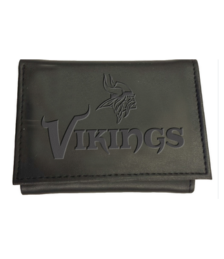 Evergreen Enterprises Minnesota Vikings Tri-Fold Wallet - Black