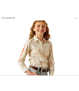 Ariat Girls Team Kirby  LS Shirt