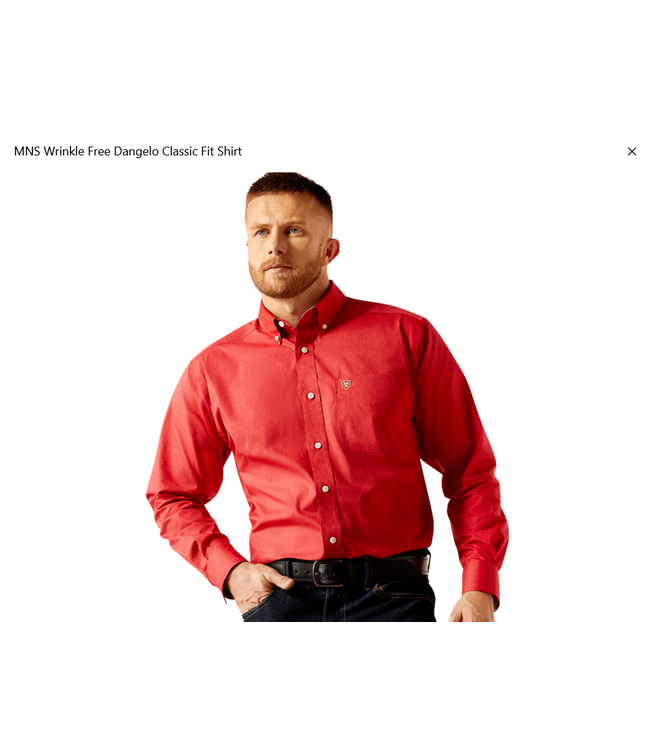 Ariat MNS Wrinkle Free Dangelo Classic Fit LS Shirt