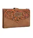 Montana West Wrangler Floral Tooled Card Holder Bi-Fold Wallet
