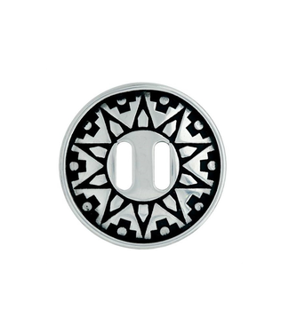 Weaver 1 1/2" Indian Accent Slotted Jeremiah Watt Concho