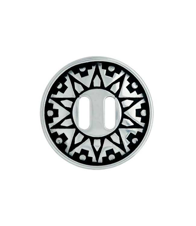 Weaver 1 1/2" Indian Accent Slotted Jeremiah Watt Concho