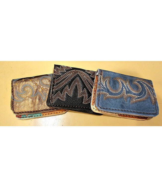 Beyond the Barn Leather Masked ID Card Wallet BTB