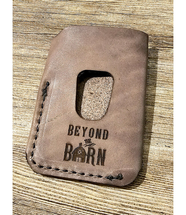 Beyond the Barn Laser Etched Verticle Card Wallet BTB