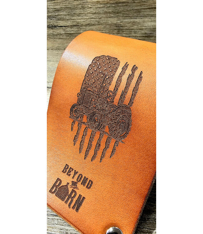 Beyond the Barn Laser Cut Leather Phone Tablet Stand Holder BTB