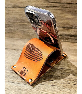 Beyond the Barn Laser Cut Leather Phone Tablet Stand Holder BTB