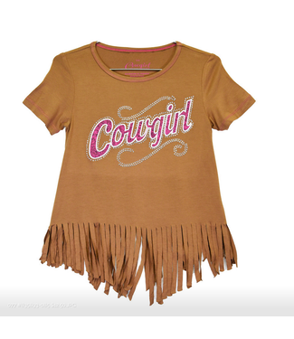 Cowboy Hardware Youth Tooled Sassy Cowgirl S/S Tee - Suede