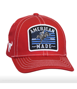 Cowboy Hardware Youth American Made Cap - Red