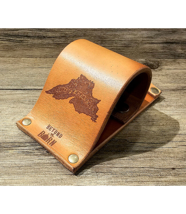 Beyond the Barn Laser Cut Leather Phone Tablet Stand Holder BTB