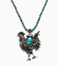 Lunar Deer Farm Animal Navajo Turquoise Beads Necklace