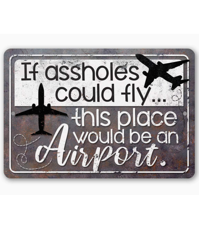 Lone Star Art Metal Sign 8x12