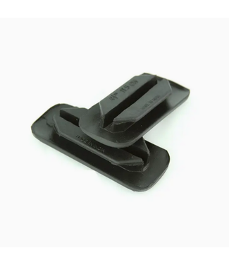 Grewal Equestrian Black Stirrup Pads 4.5"