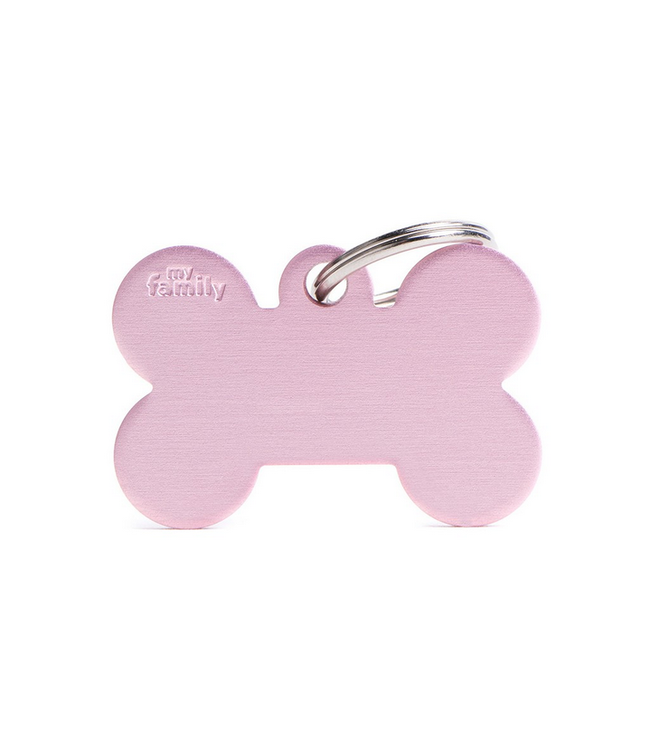 MyFamily Big Aluminum Bone Tag
