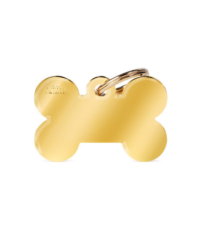 MyFamily Big Aluminum Bone Tag