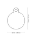 MyFamily Aluminum Circle Tag