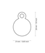 MyFamily Aluminum Circle Tag
