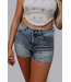 Merigold Kiss Women's Stud Denim Shorts