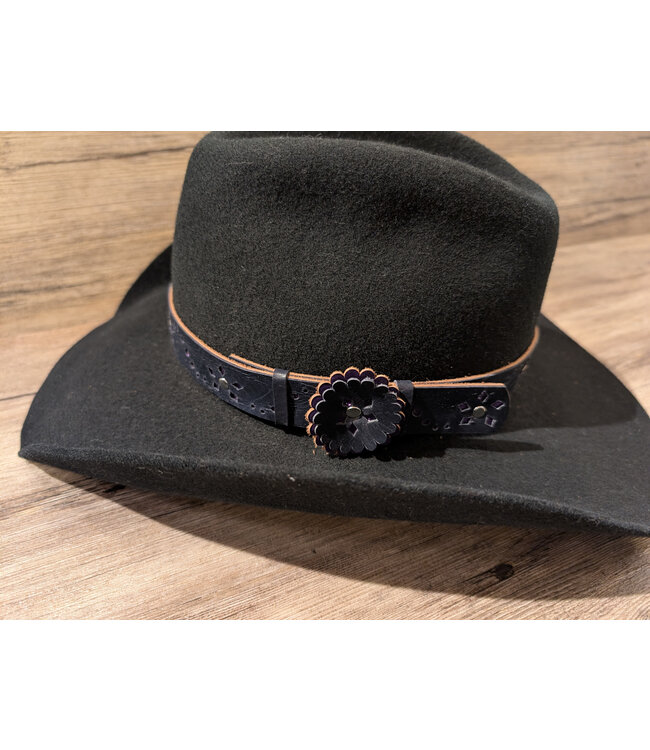 Beyond the Barn BTB Flower Overlay Hatband 1"