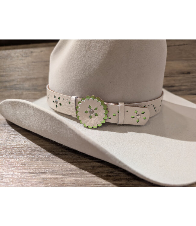 Beyond the Barn BTB Flower Overlay Hatband 1"