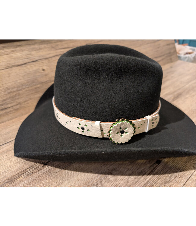 Beyond the Barn BTB Flower Overlay Hatband 1"