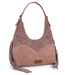 Montana West Wrangler Fringe Floral Tooled Hobo Bag