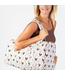 American Farm Company Brown Chicken Quilted Duffle Bag