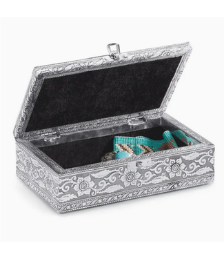 Back in the Saddle Horse Tin Jewelry Box