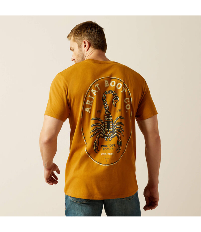 Ariat Mens Graphic Tee -Scorpion Seal or Drinking Buddies
