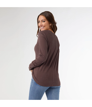 Coco+Carmen Alexis Super Soft Top with Snap Cuff